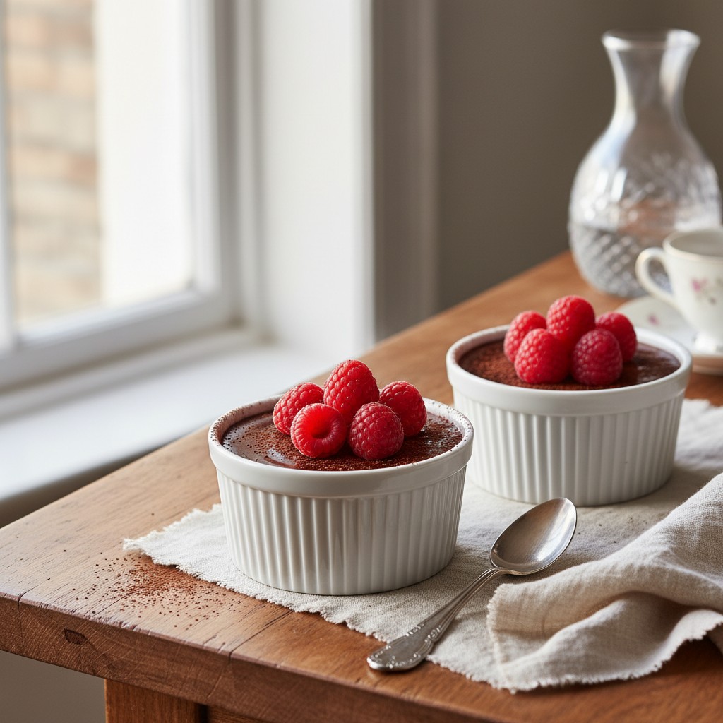 Rich Double Cream Chocolate Pots