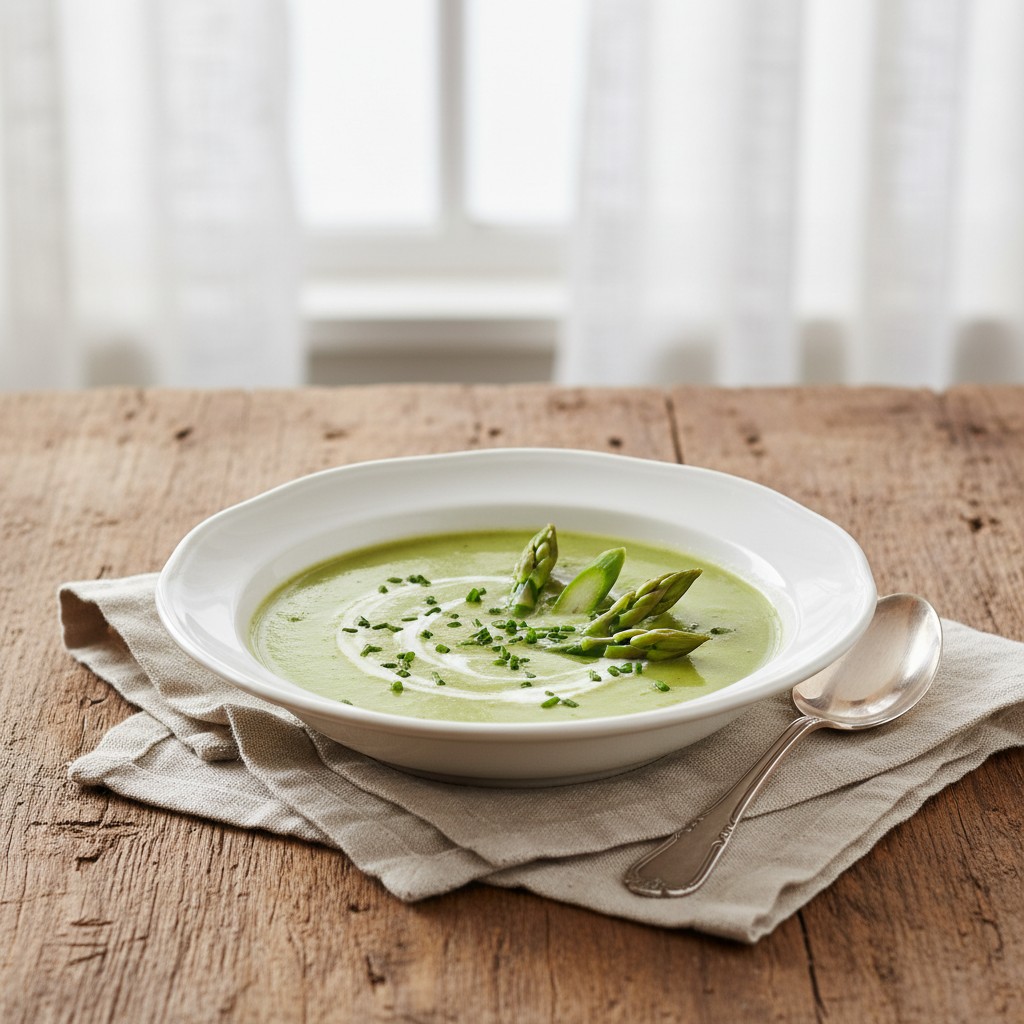 Classic Creamy Asparagus Soup
