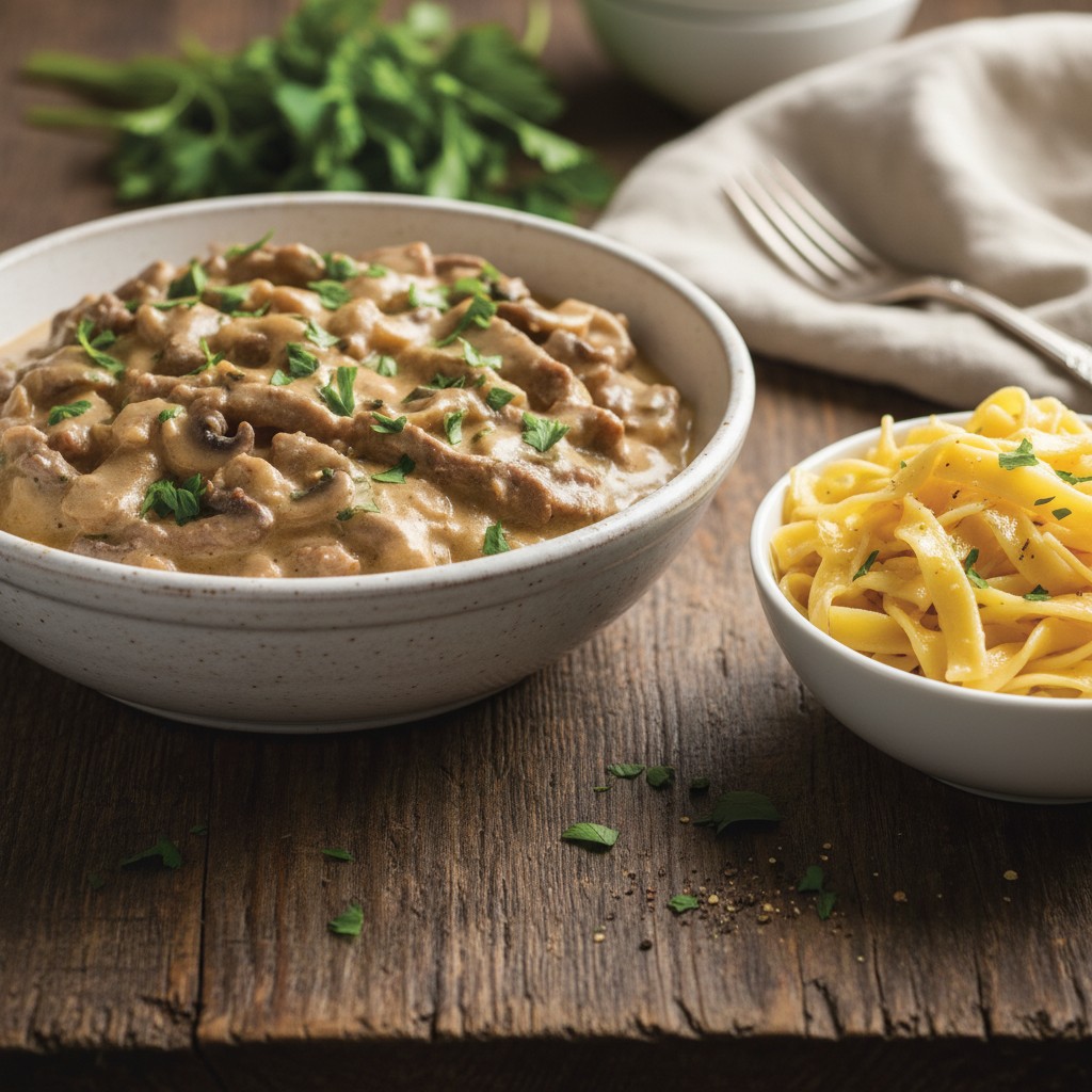 My Classic Beef Stroganoff