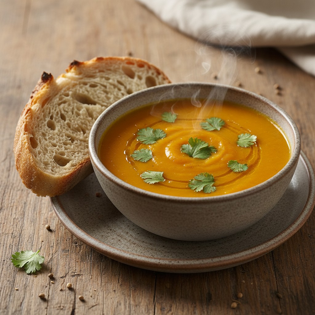 Hearty Carrot and Coriander Soup