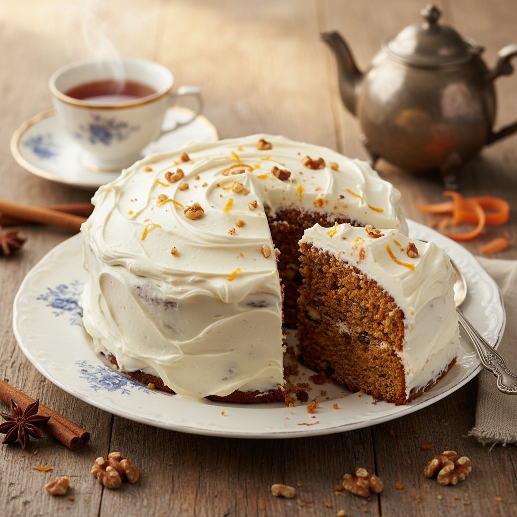 Classic Carrot Cake with Cream Cheese Frosting