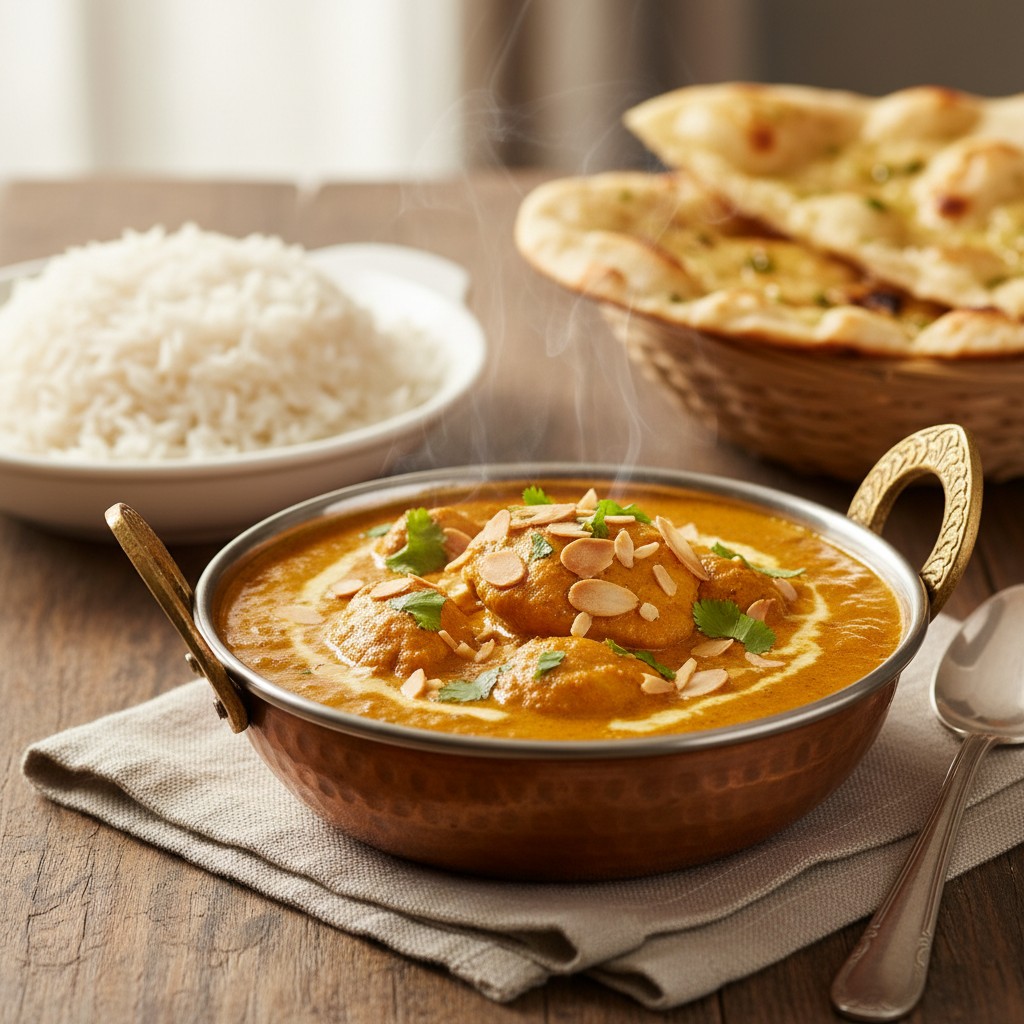 Creamy Chicken Korma: A Gentle & Aromatic Delight