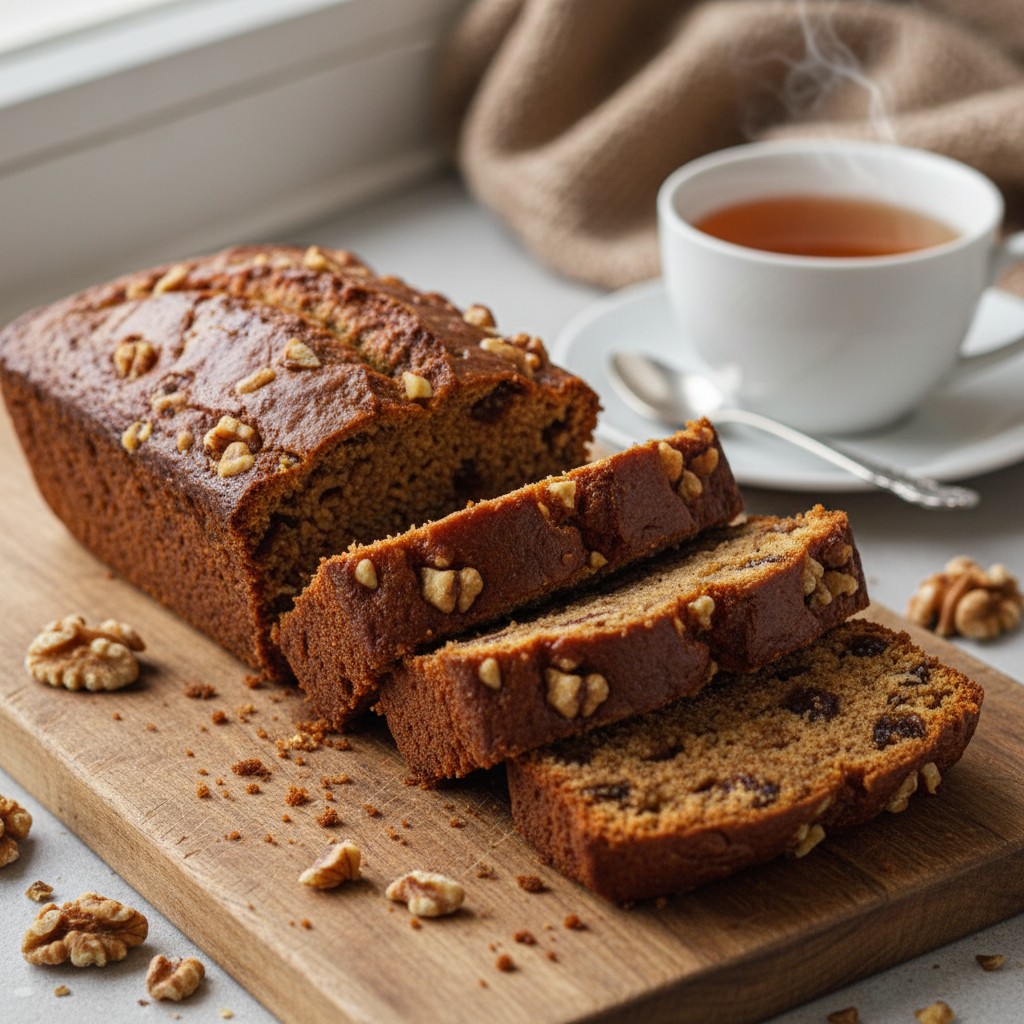 Classic Date and Walnut Loaf Cake