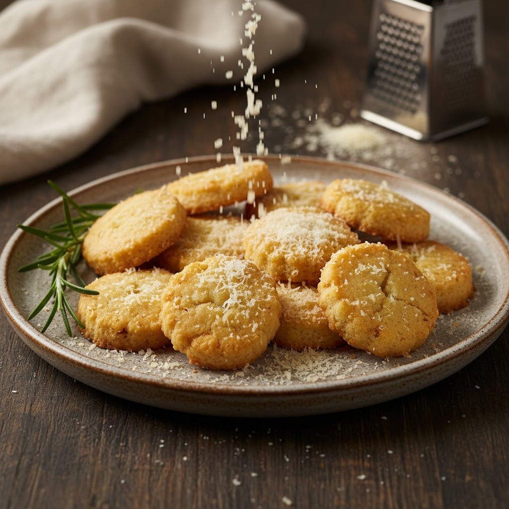 Delicate Parmesan Shortbread Biscuits