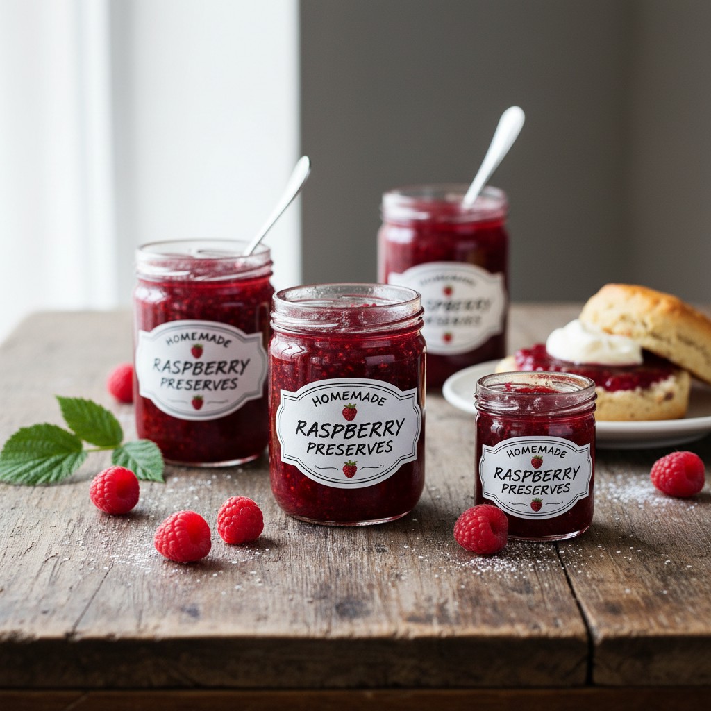 Glorious Homemade Raspberry Jam